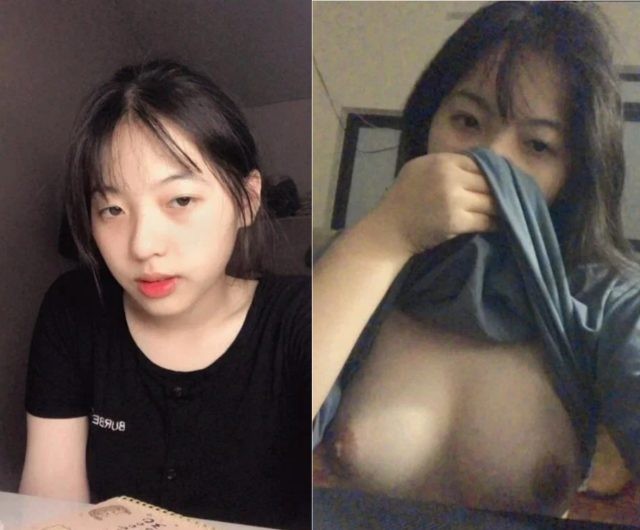 Sinh viên đang học ny bắt vén áo lộ vú